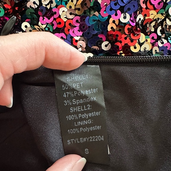 NanaMacs Sequin Crop Top and Mini skirt Set - Picture 10 of 10